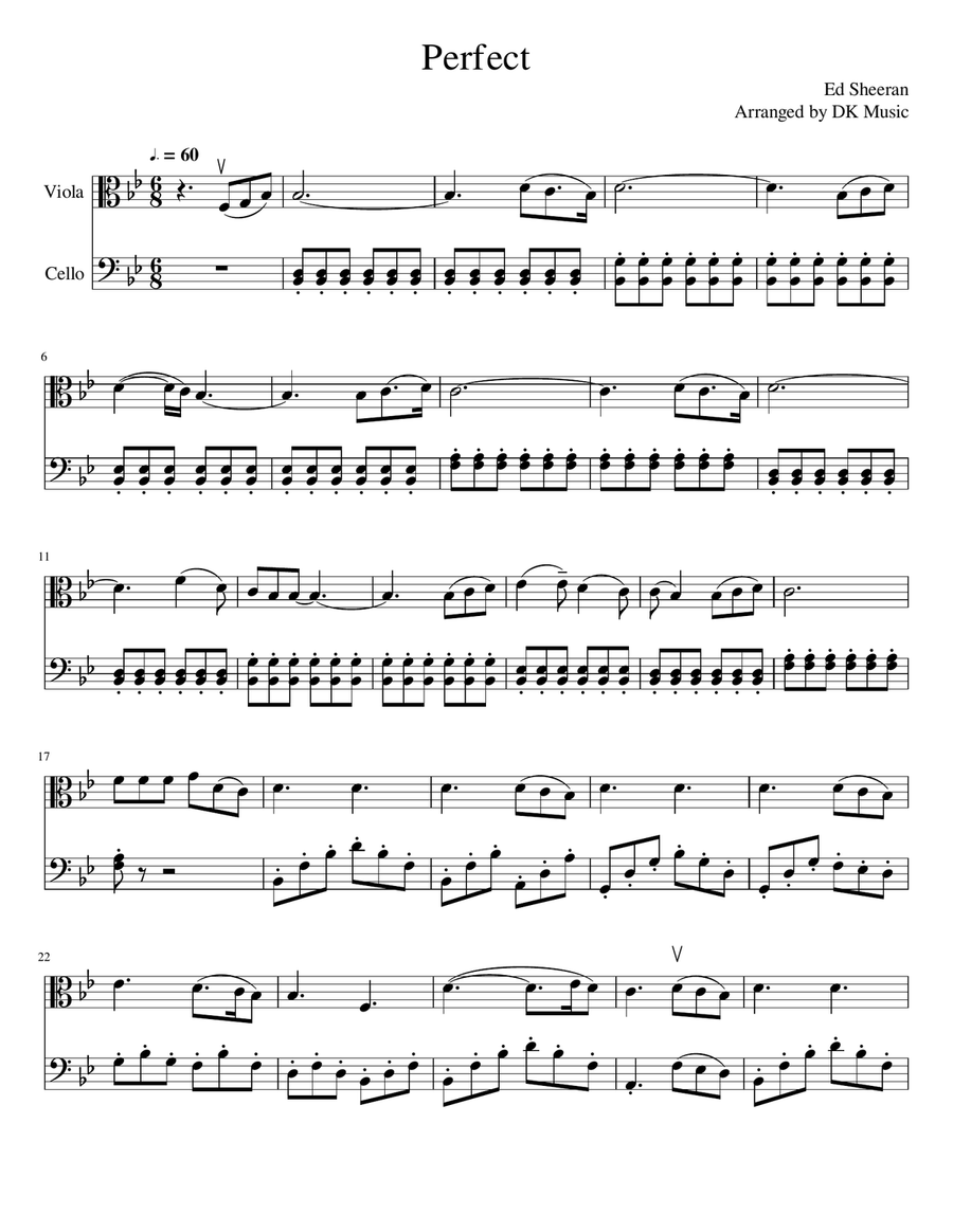 Perfect String Duet scores gallery preview page 1