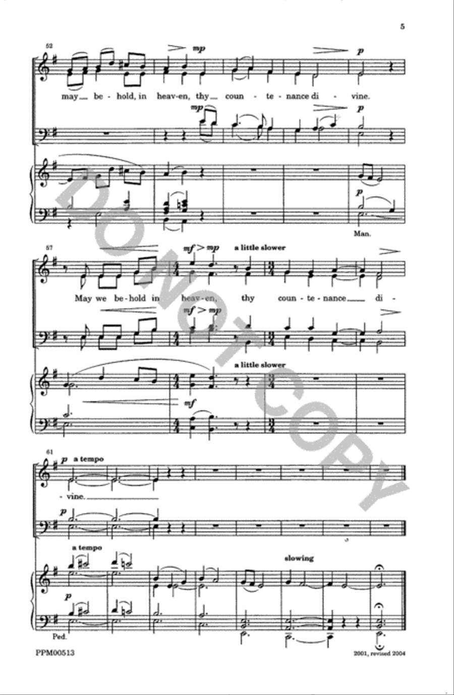 O Food to Pilgrims Given O Food to Pilgrims Given 4-Part scores gallery preview page 6