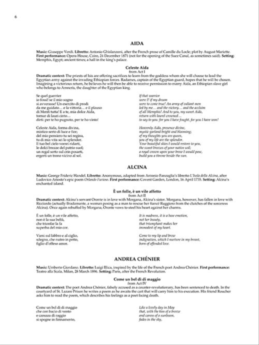 Anthology of Italian Opera Voice scores gallery preview page 4