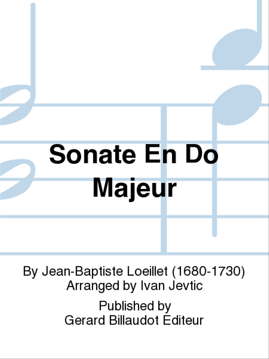 Sonate En Do Majeur