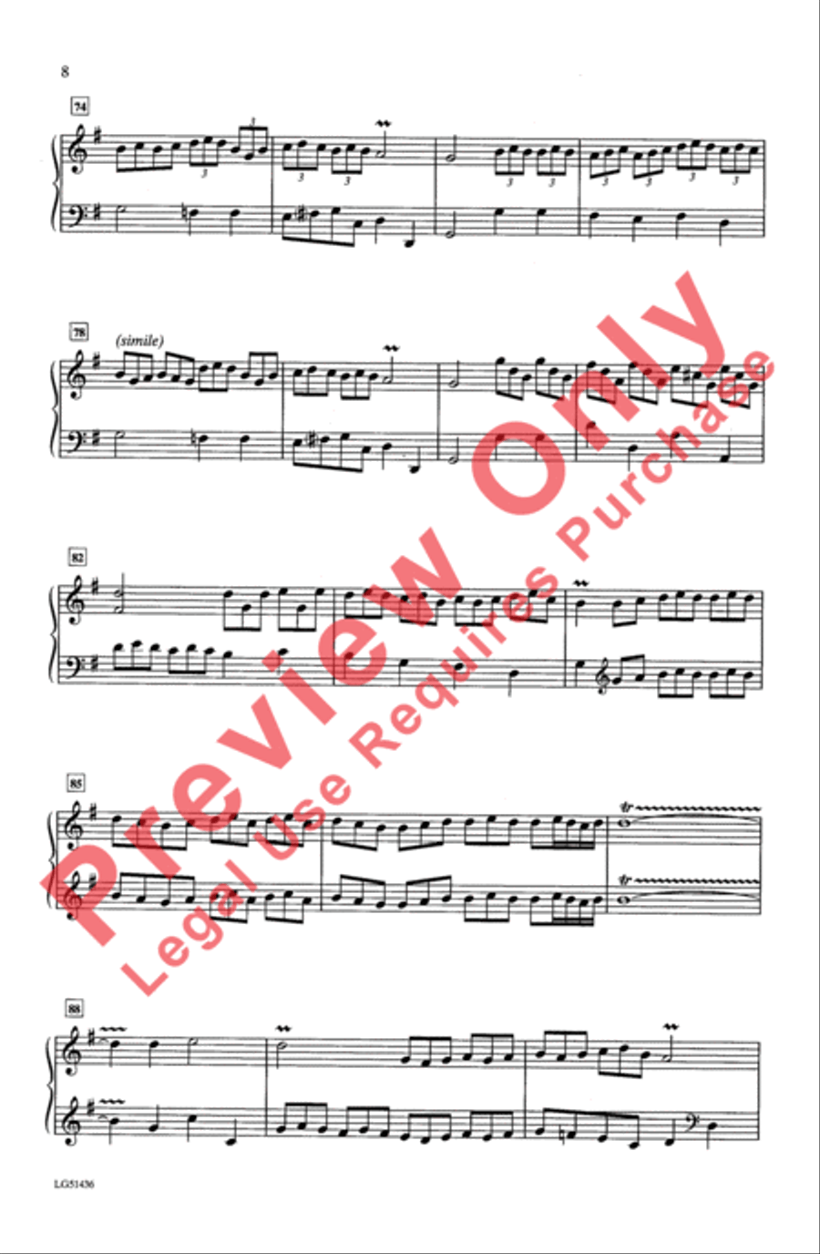 Noel We Sing Noel We Sing 4-Part scores gallery preview page 8