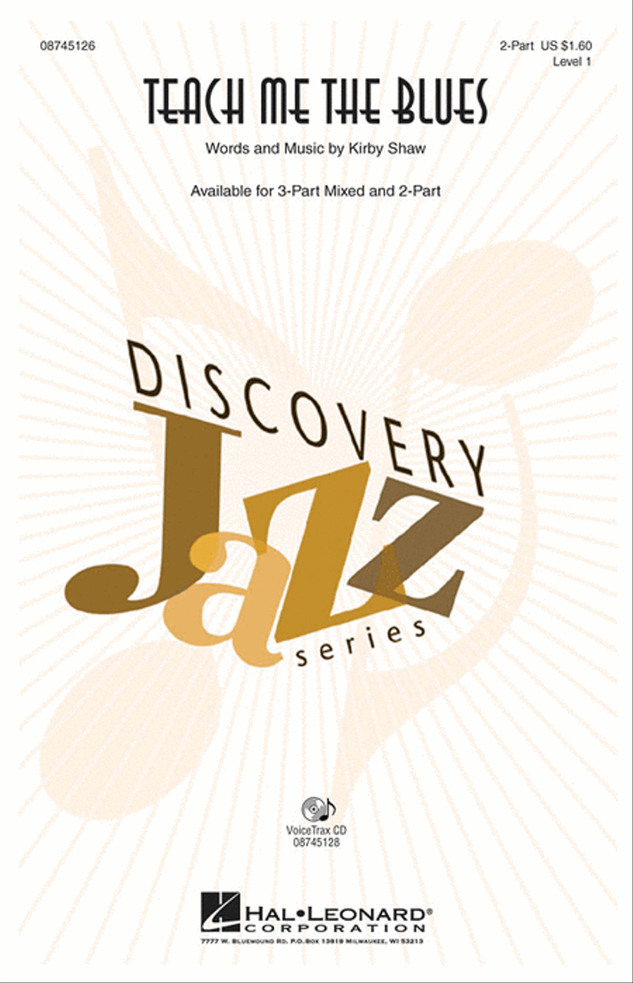 Teach Me the Blues 2-Part scores gallery preview page 1