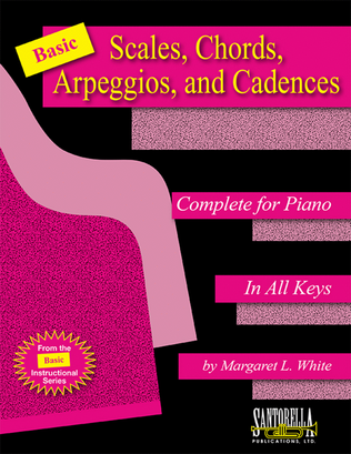 Book cover for Scales, Chords and Arpeggios for Piano