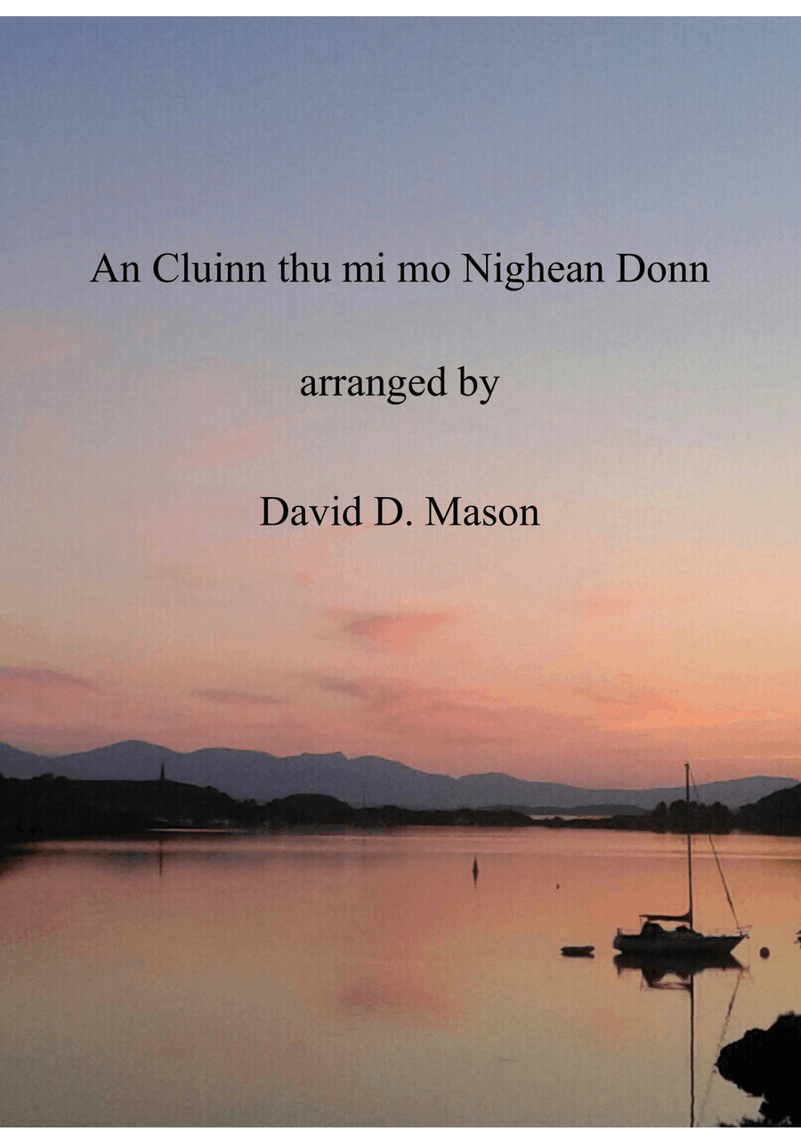 An Cluinn Thu mi mo Nighean Donn Piano Solo scores gallery preview page 1