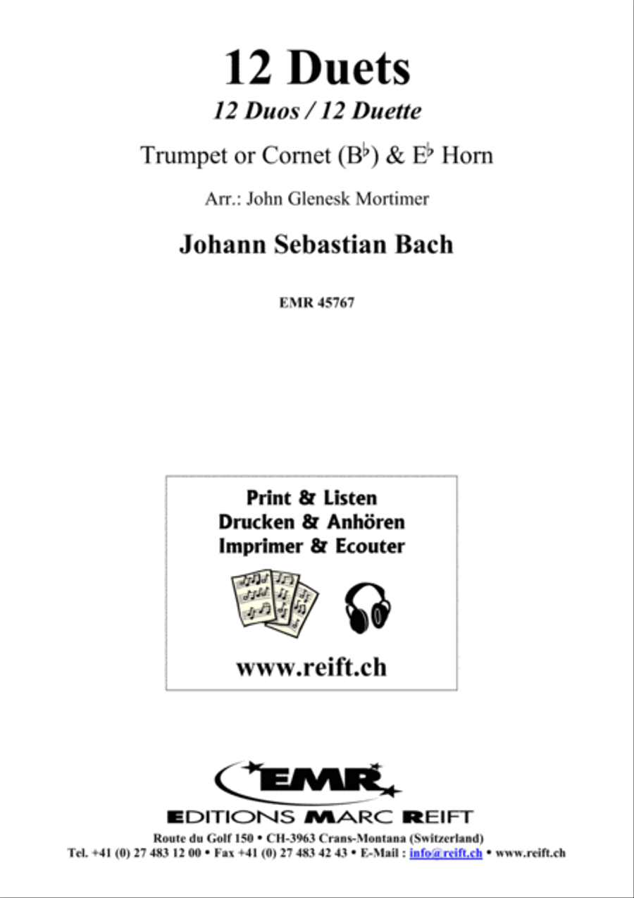 12 Duets 12 Duets Cornet scores gallery preview page 2