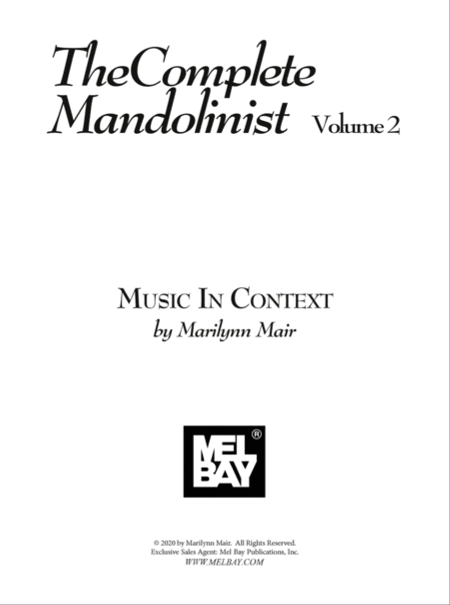 The Complete Mandolinist, Volume 2