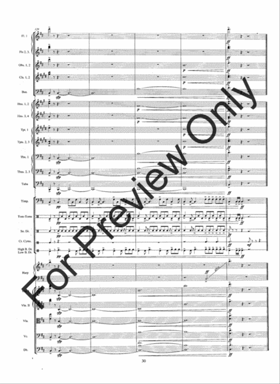 Warrior's Run Warrior's Run String Orchestra scores gallery preview page 33