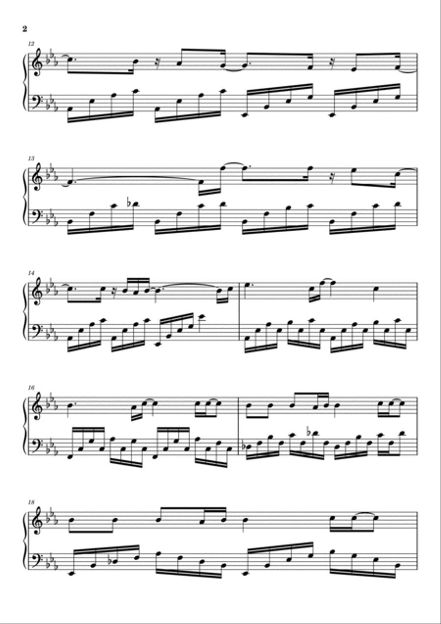 All Of Me Piano Solo scores gallery preview page 2