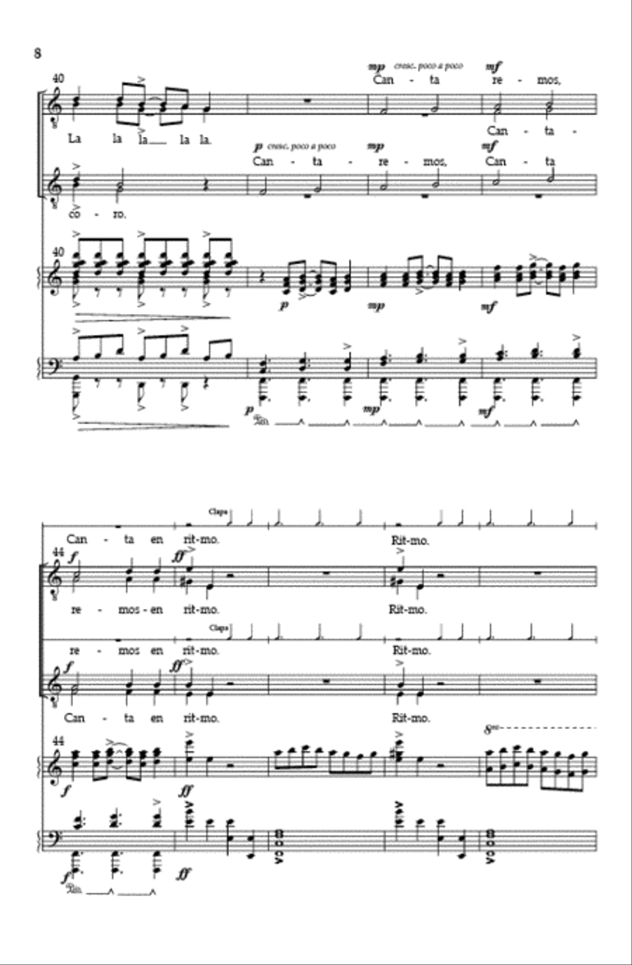 Ritmo TTBB scores gallery preview page 7