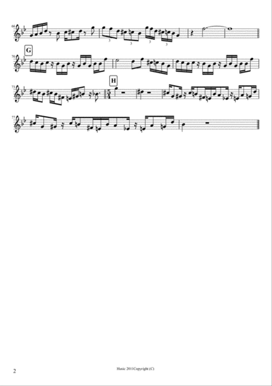 Stage Band South Theme Jazz Ensemble scores gallery preview page 4