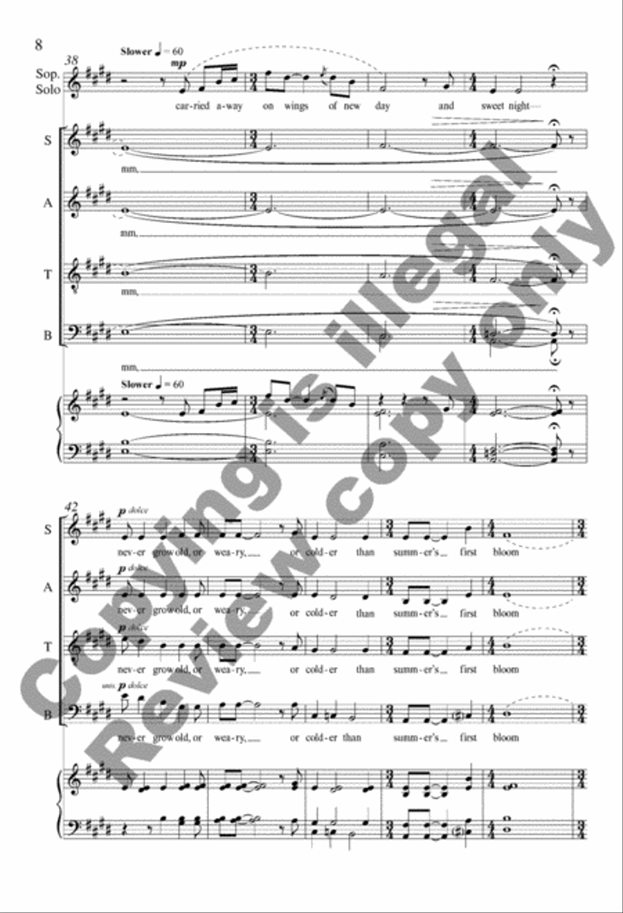 Last Lullaby Divisi scores gallery preview page 8