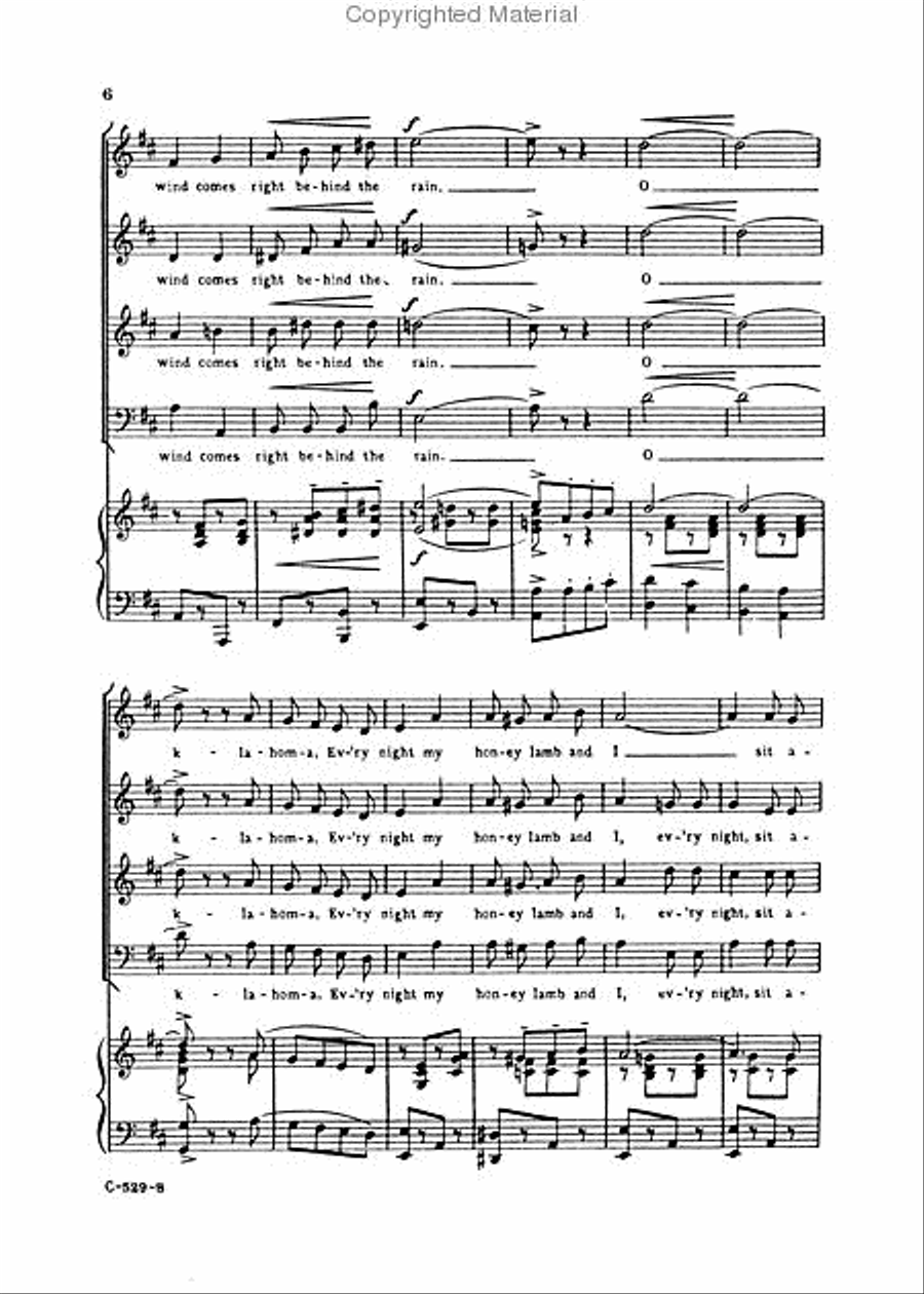 Oklahoma Oklahoma 4-Part scores gallery preview page 4