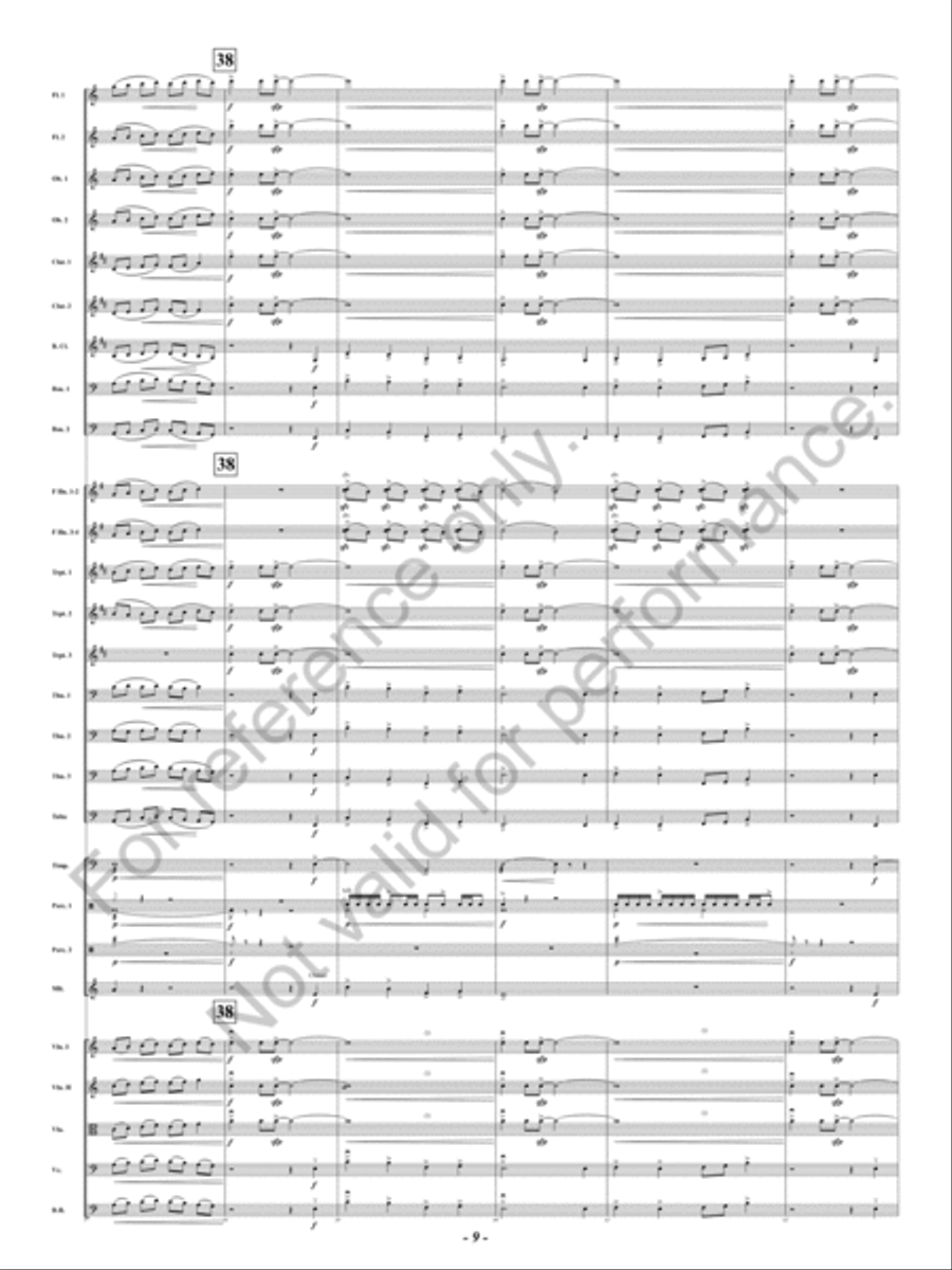 Red Concert Band scores gallery preview page 10