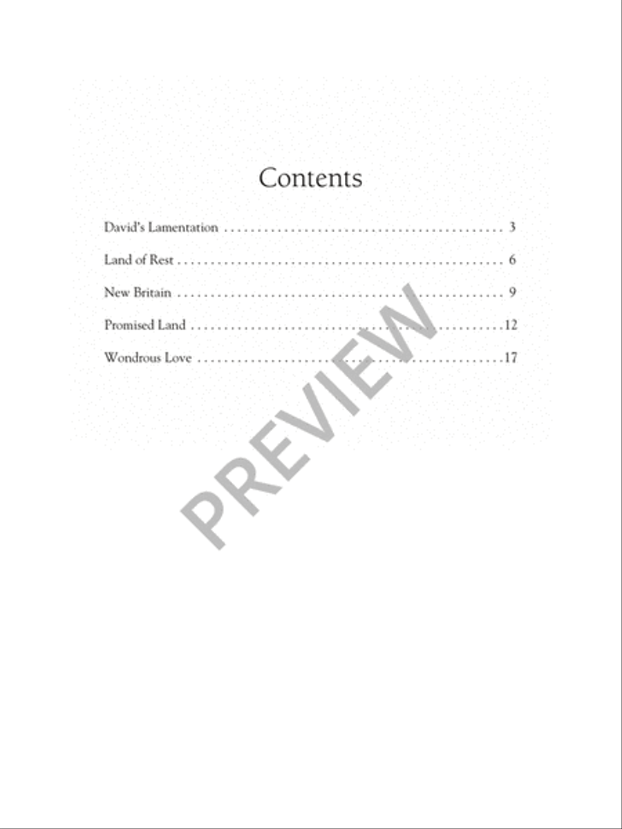 Five Preludes on Early American Tunes Organ scores gallery preview page 4