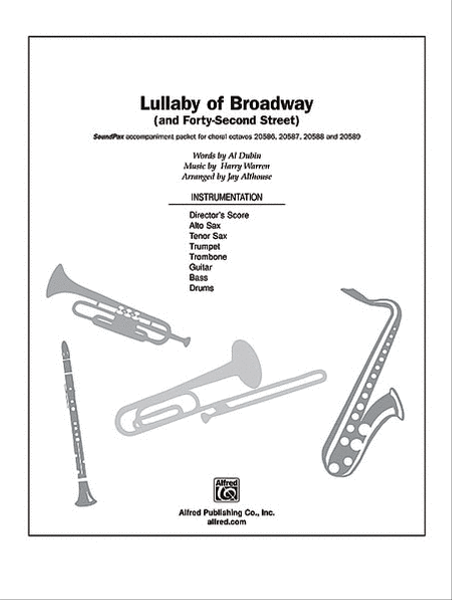 Lullaby of Broadway (and Forty-Second Street) Choir scores gallery preview page 1