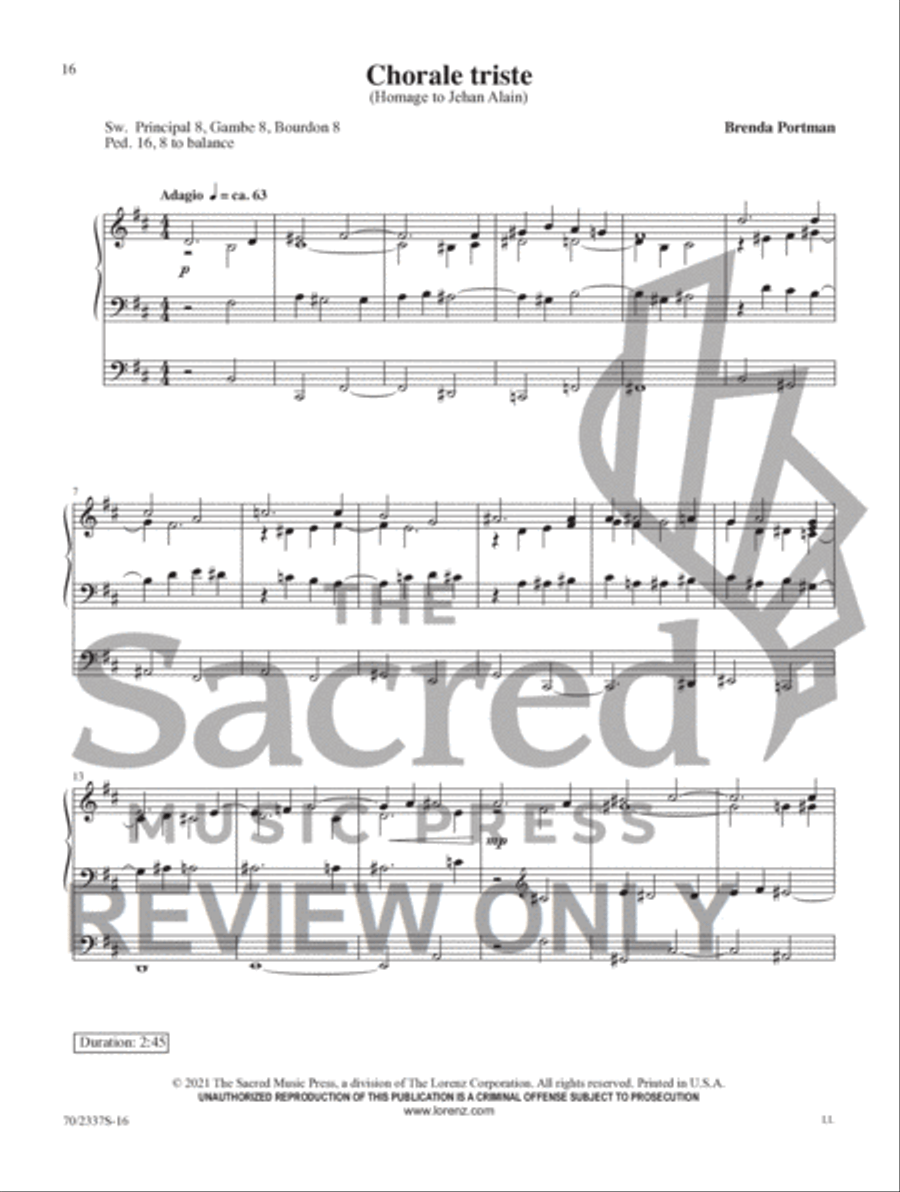 My Song Is Love Unknown My Song Is Love Unknown Organ Solo scores gallery preview page 12