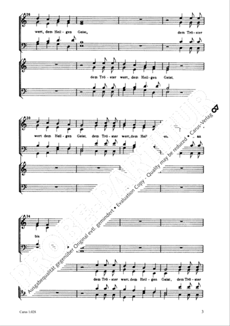 Preis, Dank, Lob, Ehr 4-Part scores gallery preview page 4