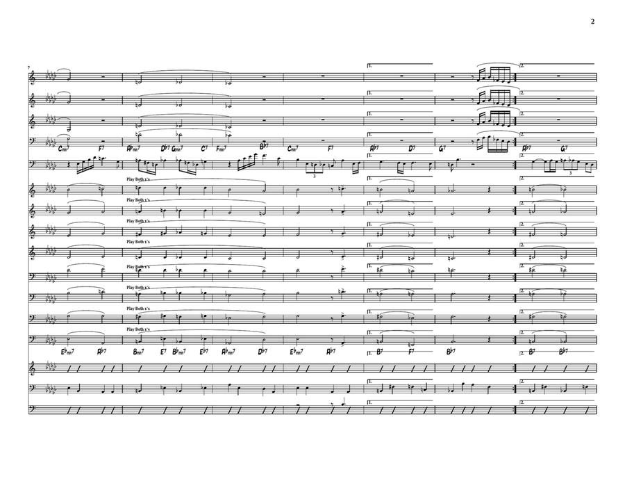 Round Midnight Round Midnight Jazz Ensemble scores gallery preview page 5