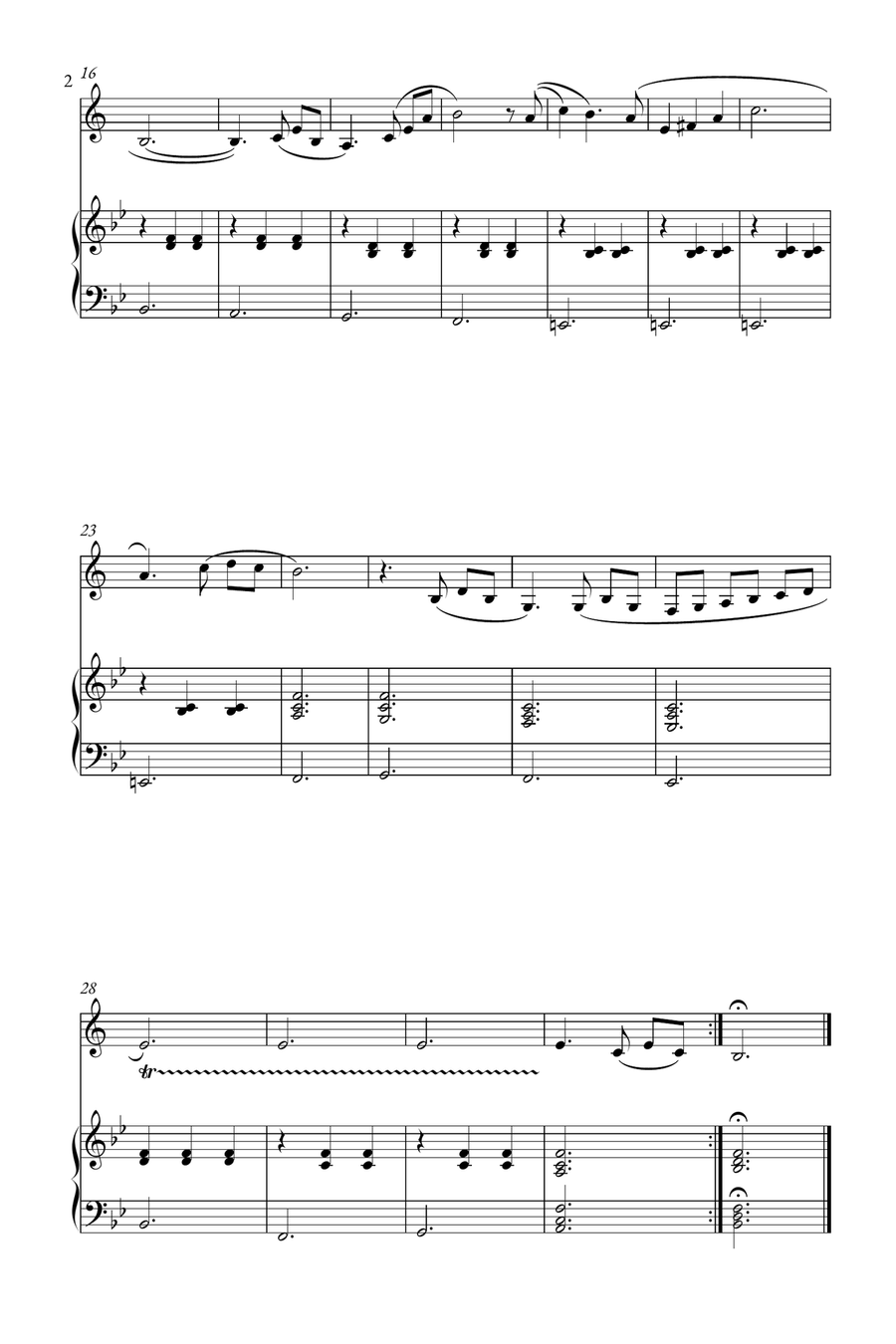 Married Life B-Flat Clarinet scores gallery preview page 2