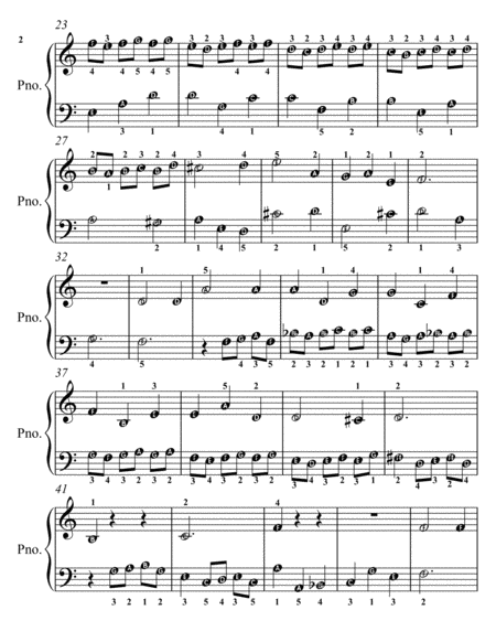 Prelude Number 1.3 Magnificat Primi Toni Easy Piano Sheet Music