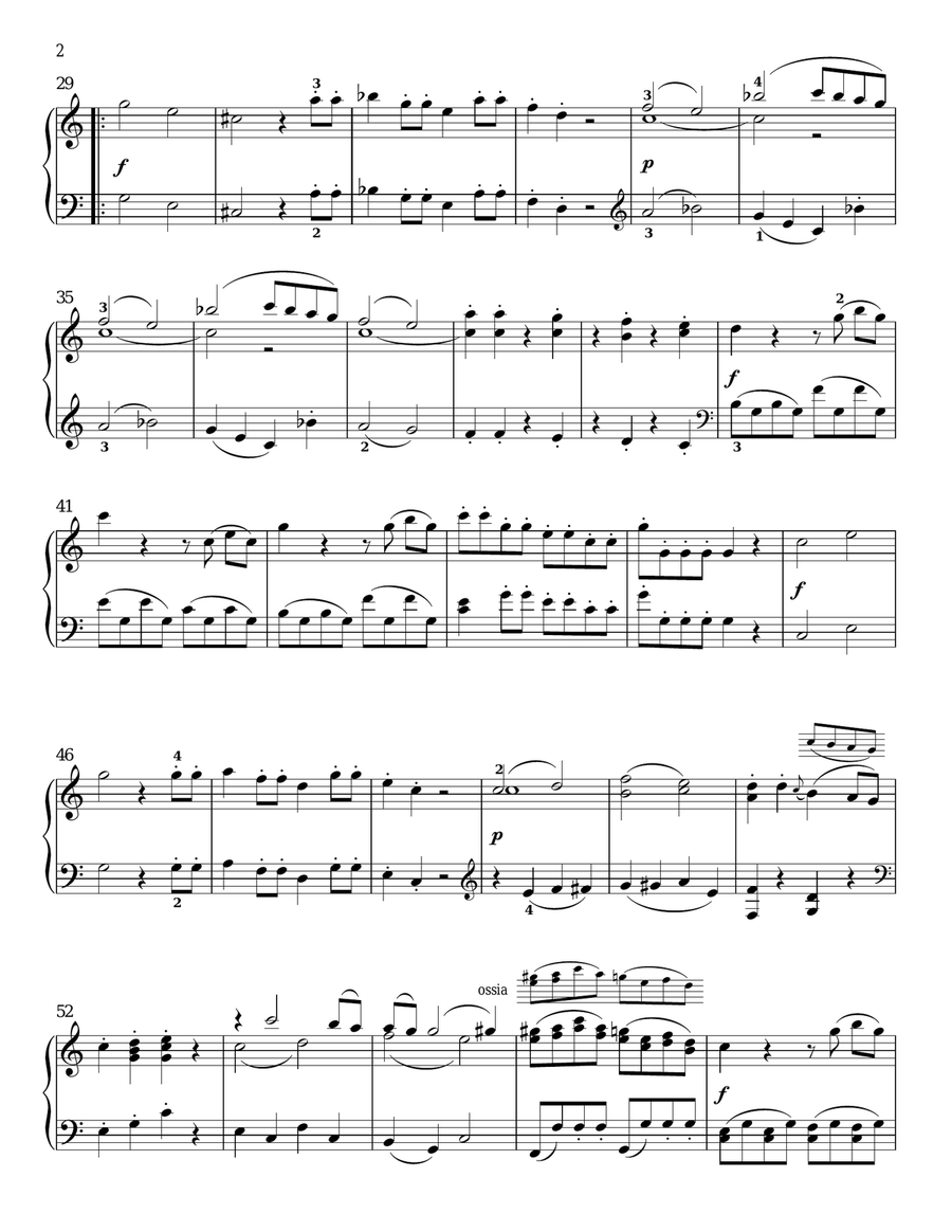 Sonatina No. 1 In C Major Piano Solo scores gallery preview page 2