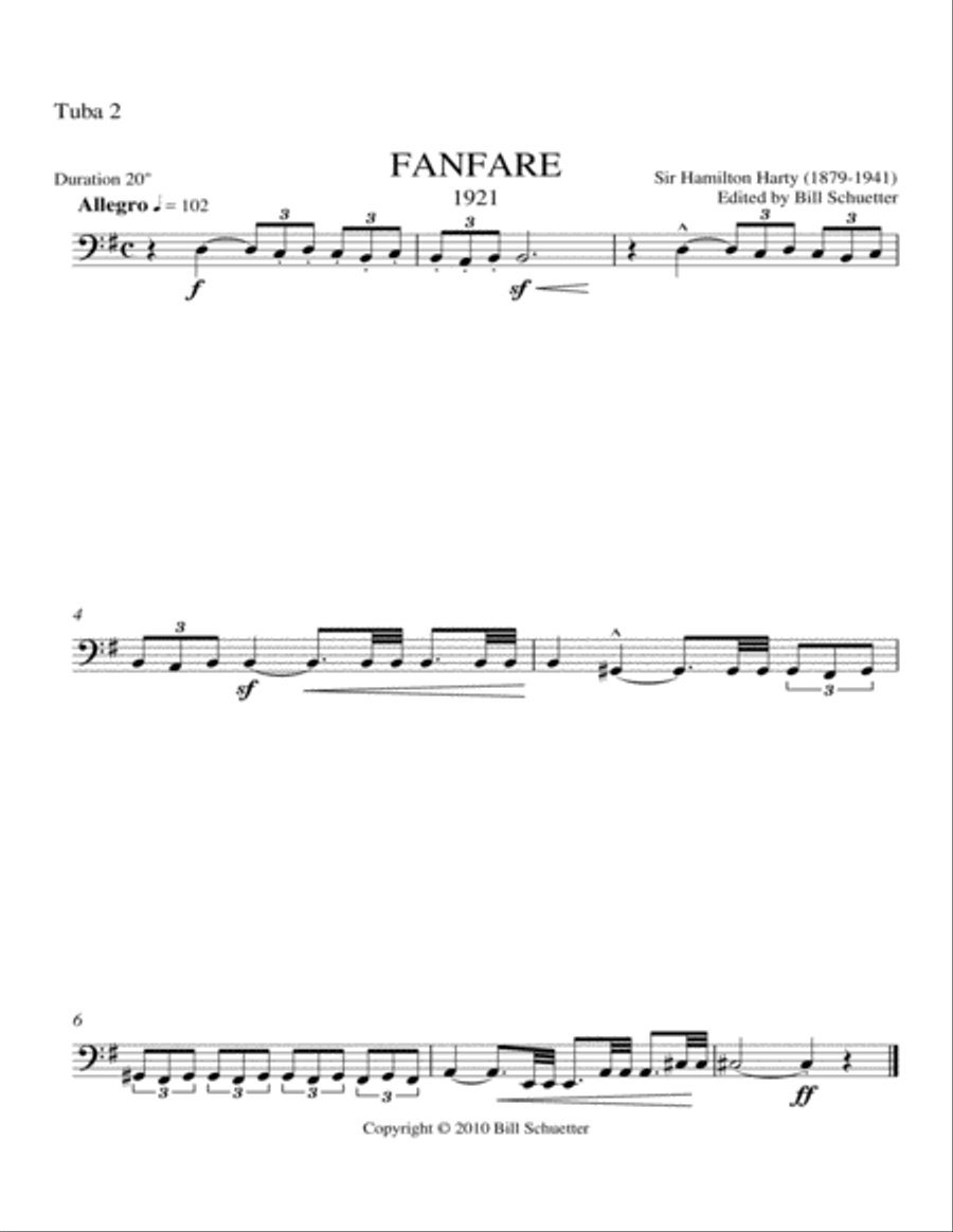 Fanfare Tuba Quartet scores gallery preview page 3