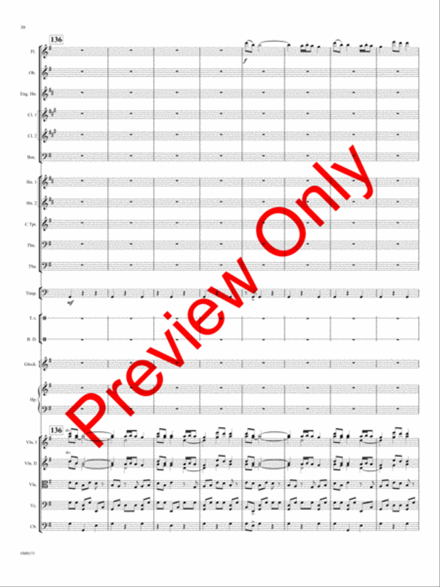 Anishinaabeg Rhapsody Orchestra scores gallery preview page 33