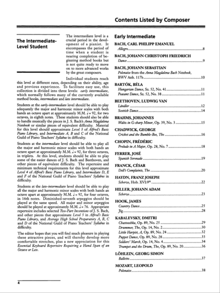 Essential Keyboard Repertoire, Volume 5 Piano Solo scores gallery preview page 2