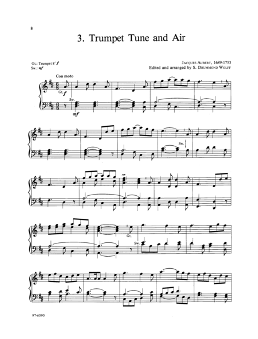 Baroque Music for Manuals, Vol. V Organ scores gallery preview page 5