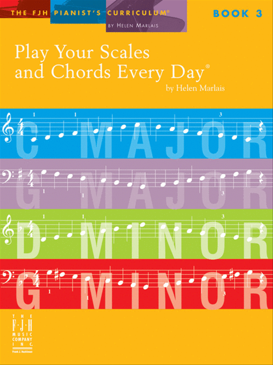 Play Your Scales & Chords Every Day, Book 3 Piano Method scores gallery preview page 2