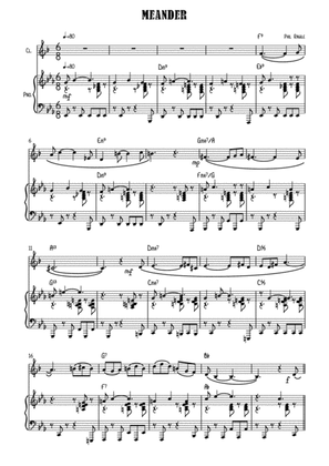 Meander - Clarinet solo