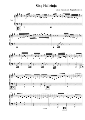 Sing Halleluya - pedal harp solo