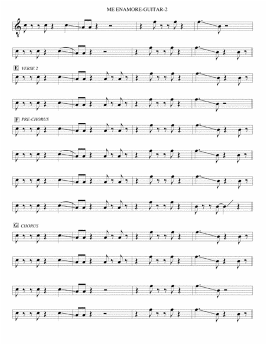 Me Enamore Me Enamore Small Ensemble scores gallery preview page 6