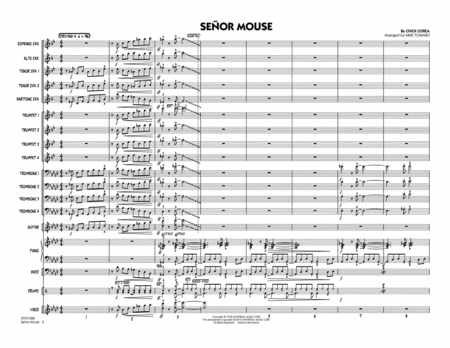 Senor Mouse - Conductor Score (Full Score)