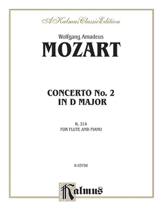 Book cover for Flute Concerto No. 2, K. 314 (D Major) (Orch.)