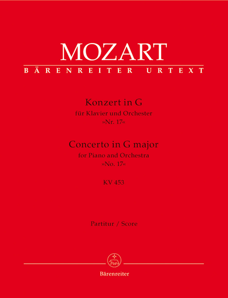 Concerto fur Piano and Orchestra Nr. 17 G major K. 453
