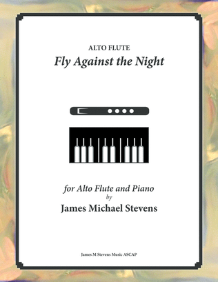 Book cover for Fly Against the Night - Alto Flute & Piano