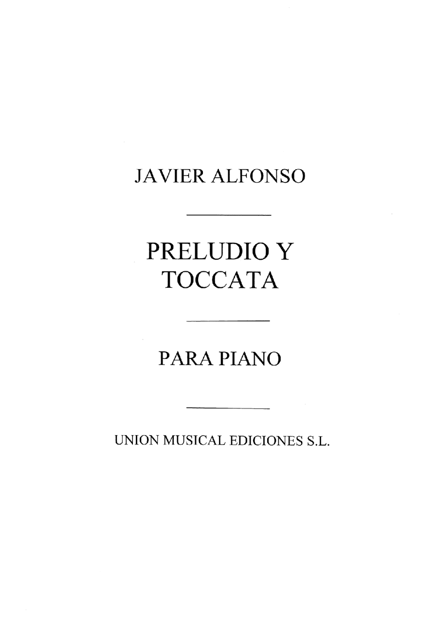 Preludio Y Toccata For Piano