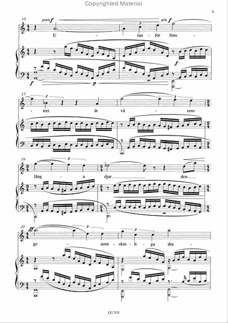 Morka sanger om ljuset Soprano Voice scores gallery preview page 3