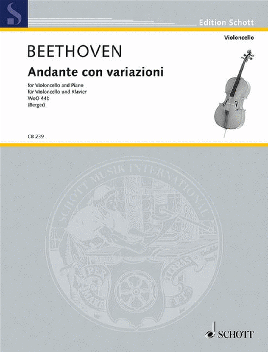 Andante con variazioni Piano Accompaniment scores gallery preview page 1