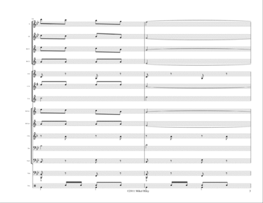 March Bellissimo March Bellissimo Concert Band scores gallery preview page 3