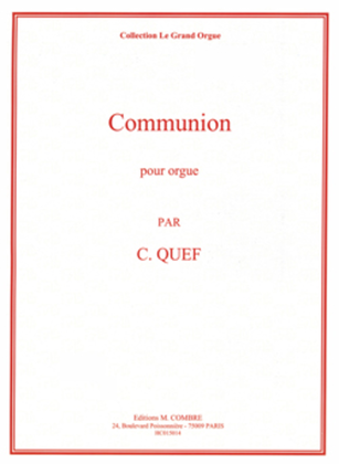 Book cover for Communion Op. 74