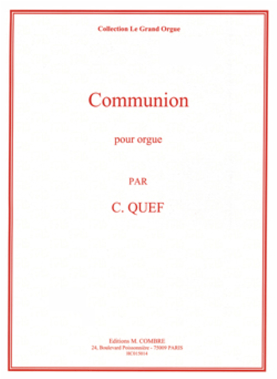 Communion Op. 74