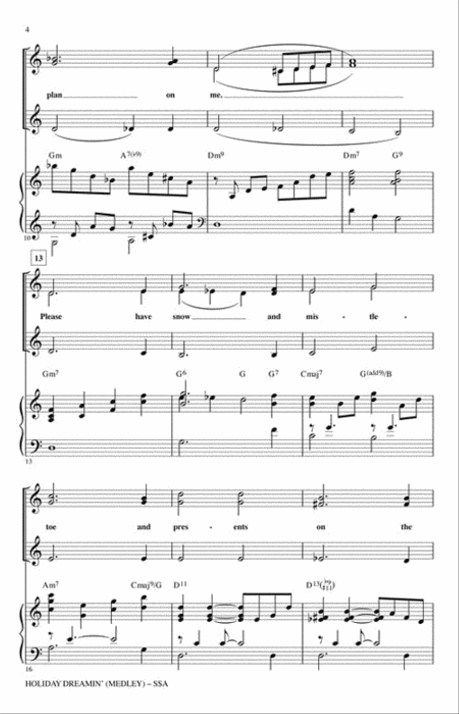 Holiday Dreamin' SSA scores gallery preview page 3