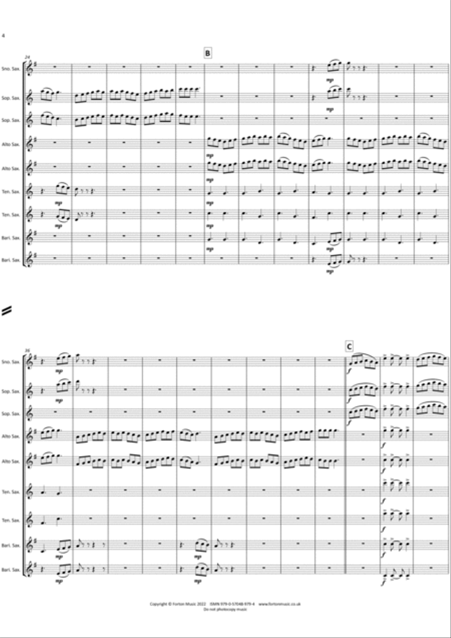 Celtic Moments Celtic Moments Saxophone scores gallery preview page 4