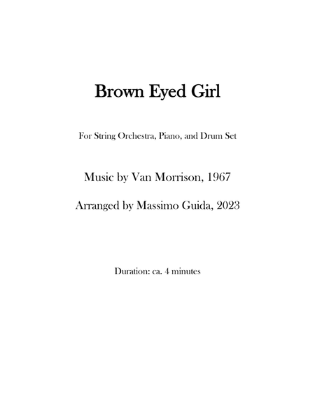 Brown Eyed Girl image number null