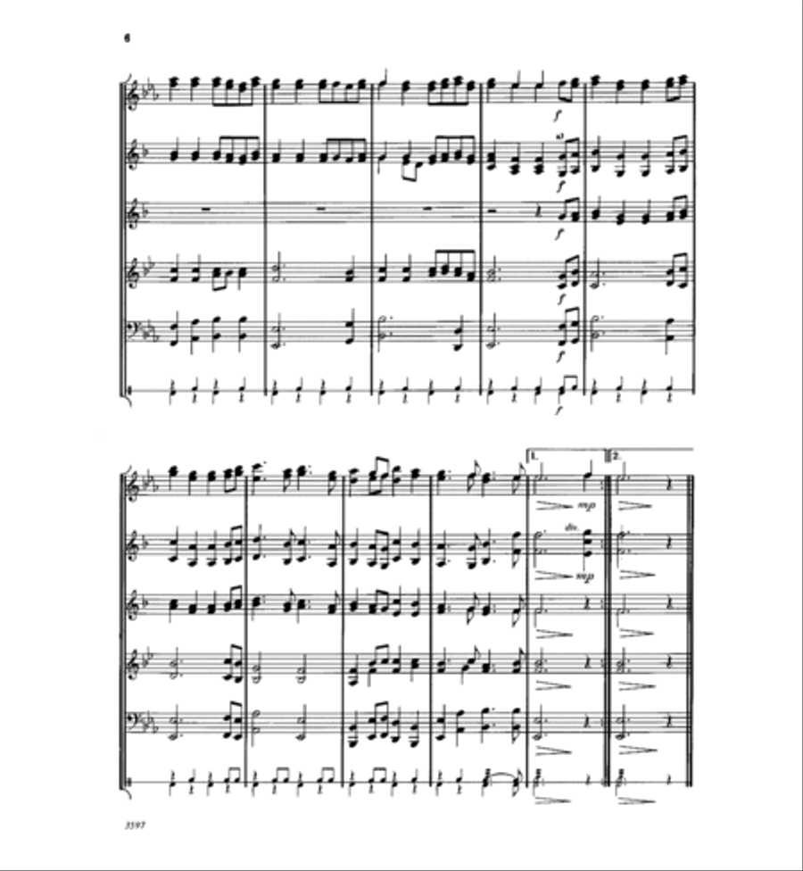 Festival Royale Festival Royale Concert Band scores gallery preview page 5