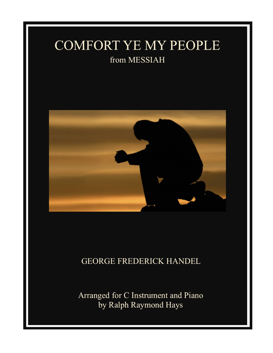 Comfort Ye My People (from MESSIAH) Piano scores gallery preview page 1