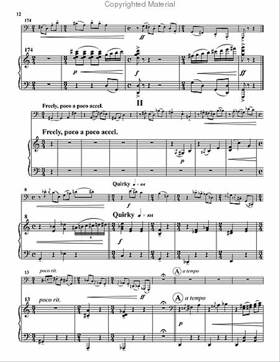 Concerto for Tuba Tuba scores gallery preview page 4