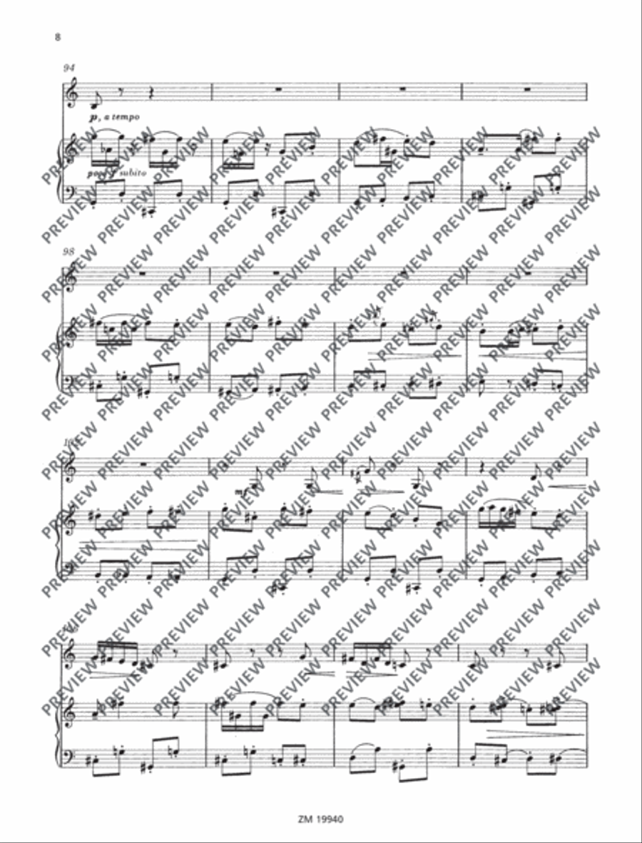 Suite Piano Accompaniment scores gallery preview page 9